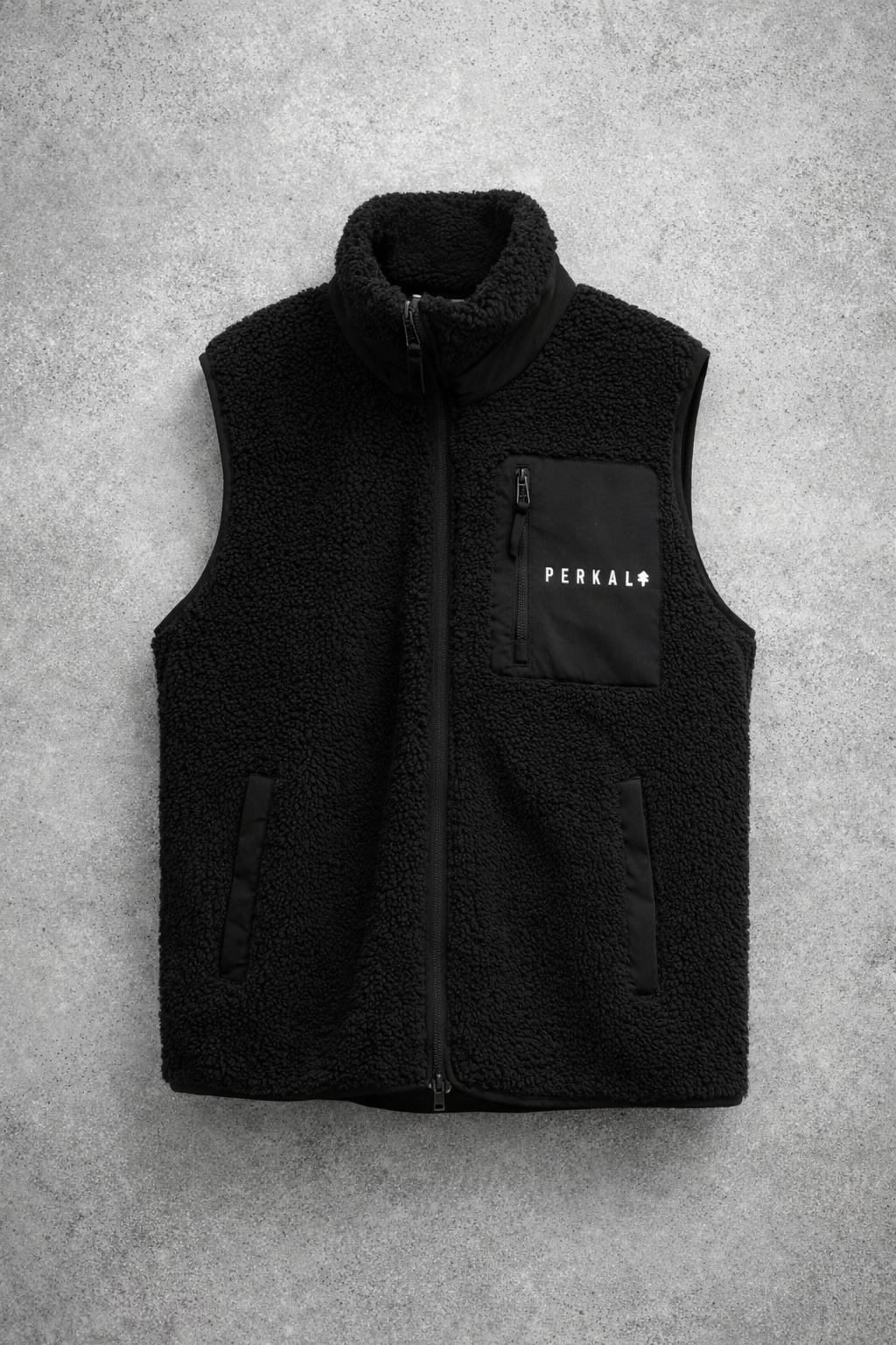 CHALECO SHERPA PERKAL NEGRO