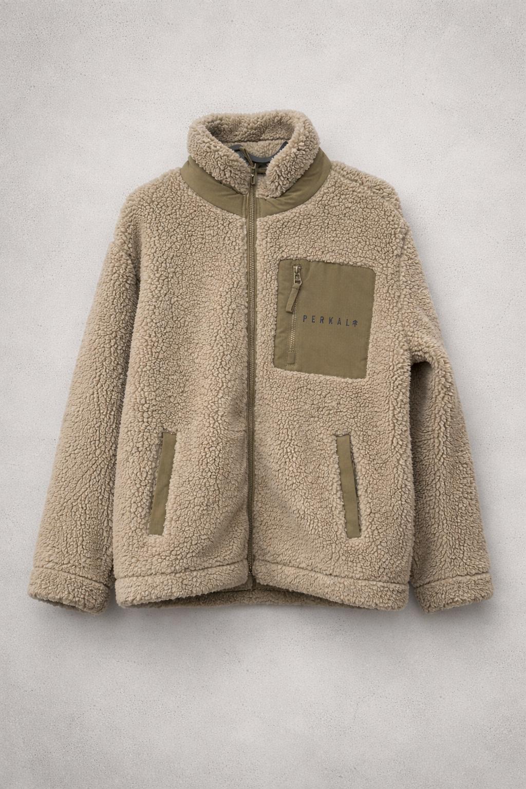 CHAQUETA SHERPA PERKAL BEIGE