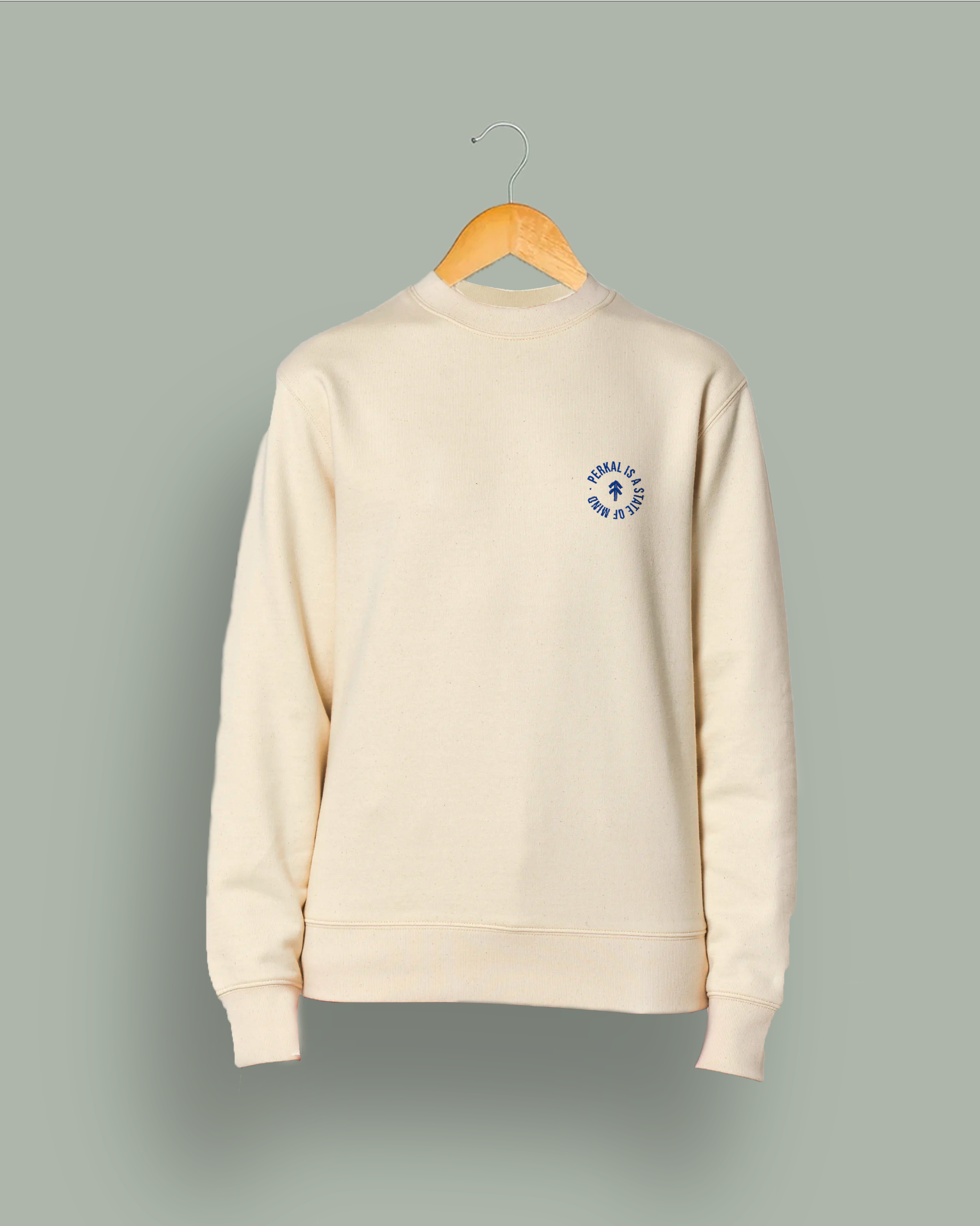 SUDADERA CREMA STATE OF MIND