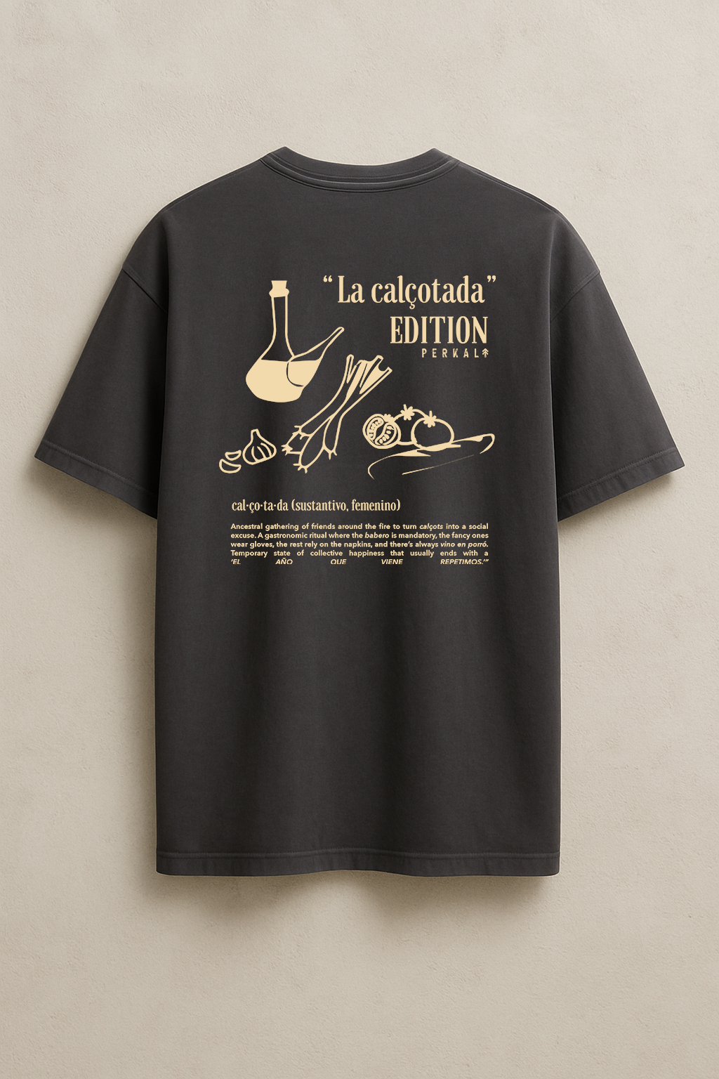 CAMISETA OVERSIZE CALÇOTADA